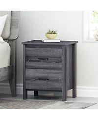 Flynama Versatile Neutral Nightstand with Storage Space Modern Bedroom Furniture Bedside End Table