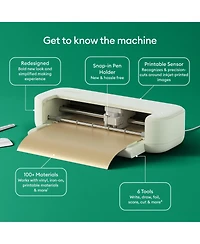 Cricut Explore 5 Crafting Machine Bundle with Smart Vinyl, Smart Iron-On, Accessories and Digital Design eBook