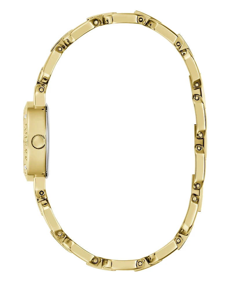 Guess Women's Quartz Analog Gold-Tone Stainless Steel Watch, 23mm