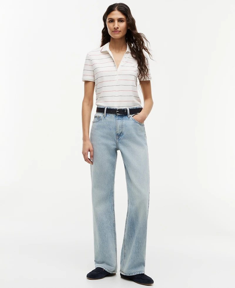 Tommy Hilfiger Women's Henley Polo Shirt
