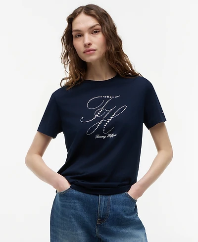 Tommy Hilfiger Women's Short-Sleeve Crewneck T-Shirt