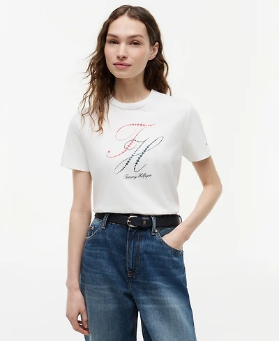 Tommy Hilfiger Women's Short-Sleeve Crewneck T-Shirt