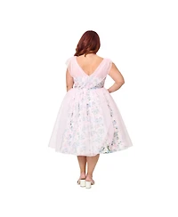 Unique Vintage Plus 1960s Modern Art Swing Dress