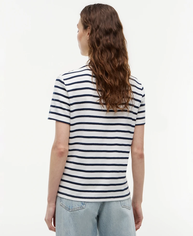 Tommy Hilfiger Women's Ribbed Crewneck T-Shirt