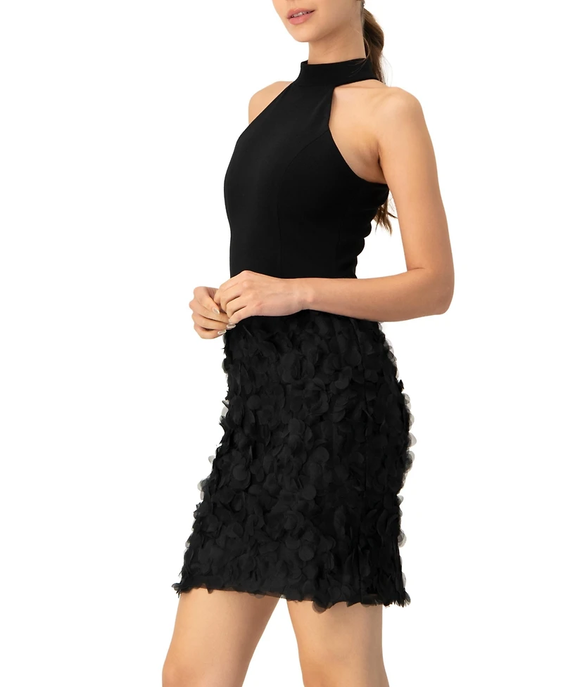 Ivonne Women's Short Halter Neck Dress