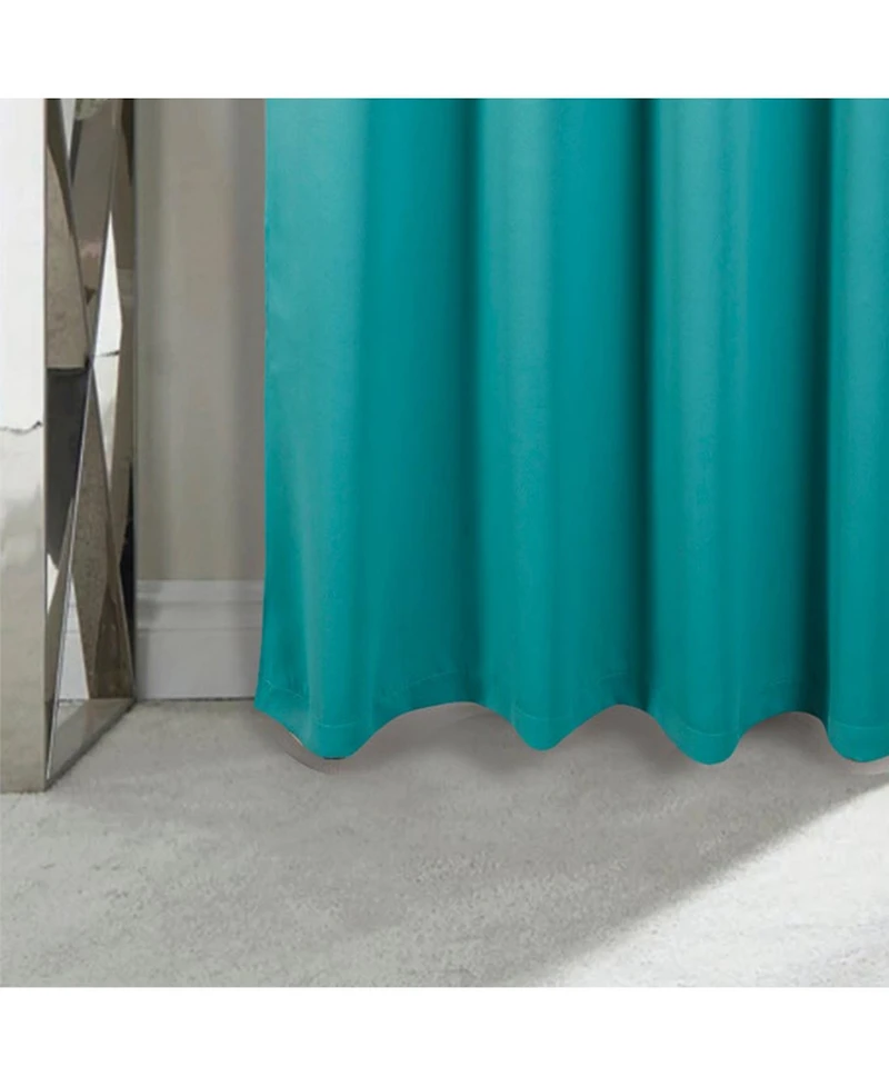 Rt Designers Collection 100% Polyester Twilight Blackout Rod Pocket Curtain Panel