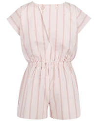Calvin Klein Girls' 7-16 Short-Sleeve Romper