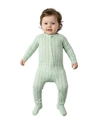 Motette Baby Girls Mint Meadows Bamboo Sleeper
