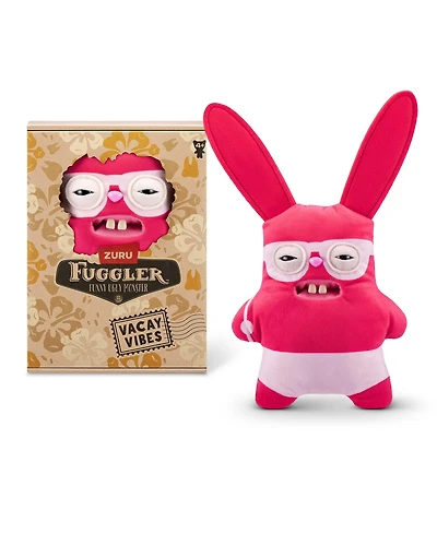 Fuggler Vacay Vibes Rabid Rabbit Red Funny Ugly Monster Plush Toy 9 Inch