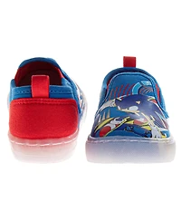 Sonic The Hedgehog Toddler Sega Slip On Canvas Casual Sneakers