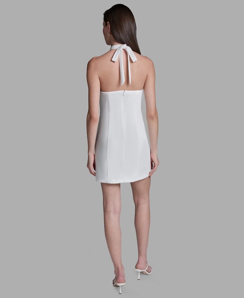 Bcbg Women's Halter Neck Mini Dress