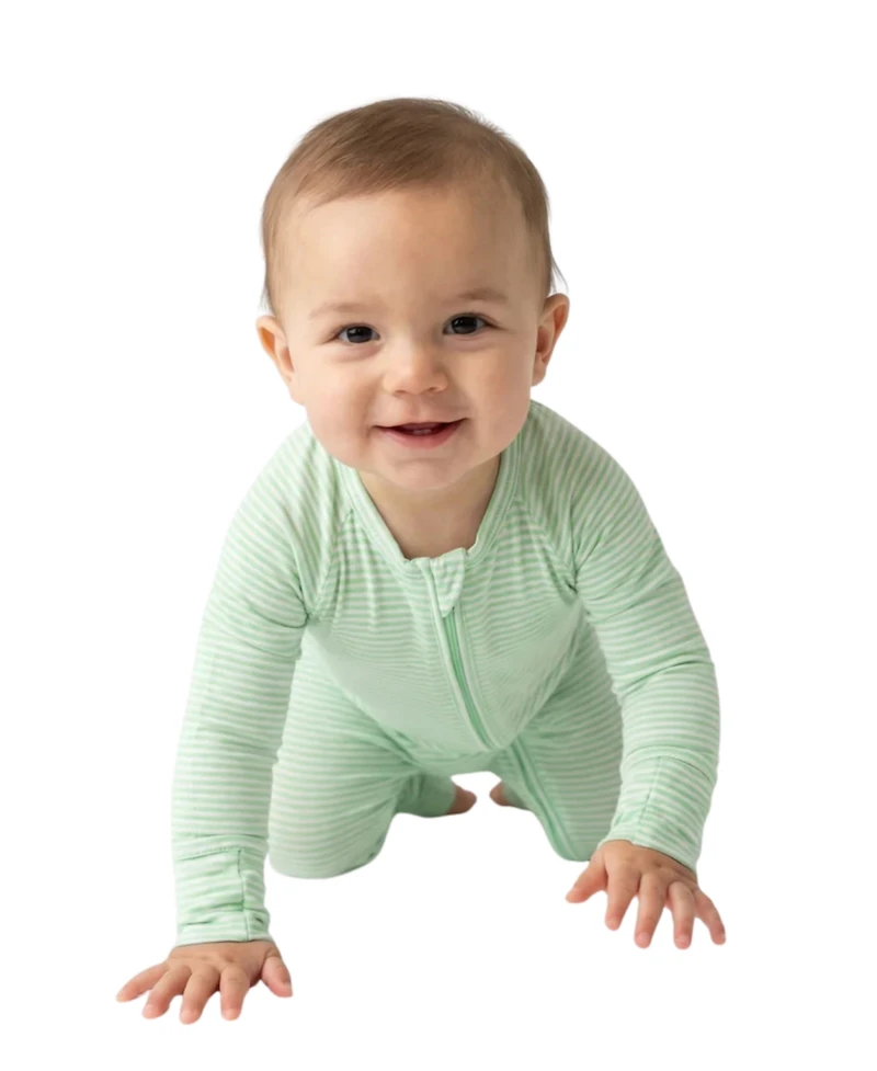 Motette Boys Pear Stripe Bamboo Sleeper