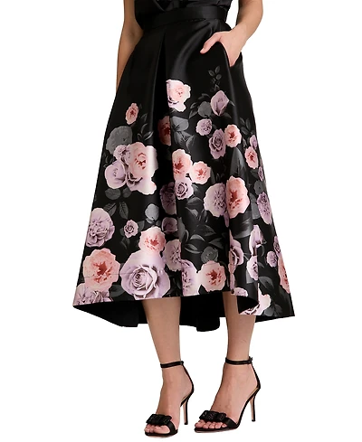 Muse Women's Printed Pleated Midi Skirt