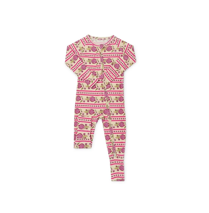 Motette Baby Girl's Pomegranate Soiree Bamboo Sleeper