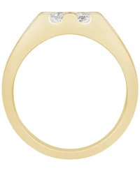 Macy's Men's Lab Grown Diamond Ring (1 ct. t.w.) Gold Vermeil over Sterling Silver