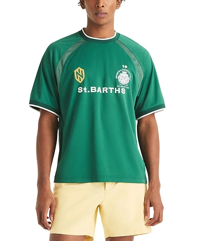 Nautica Men's Raglan Soccer Crewneck T-Shirt