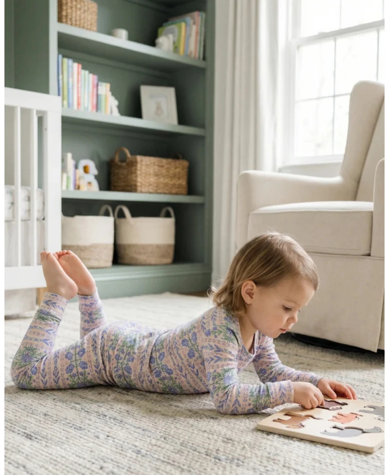 Motette Little Girl's Spring Cascade Pajama Set