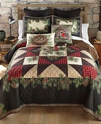 Donna Sharp Cardinal Pine Woodland 3 Pc. Quilt Sets