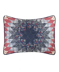 Donna Sharp Bluefield Star Floral -Pc. Quilt Set