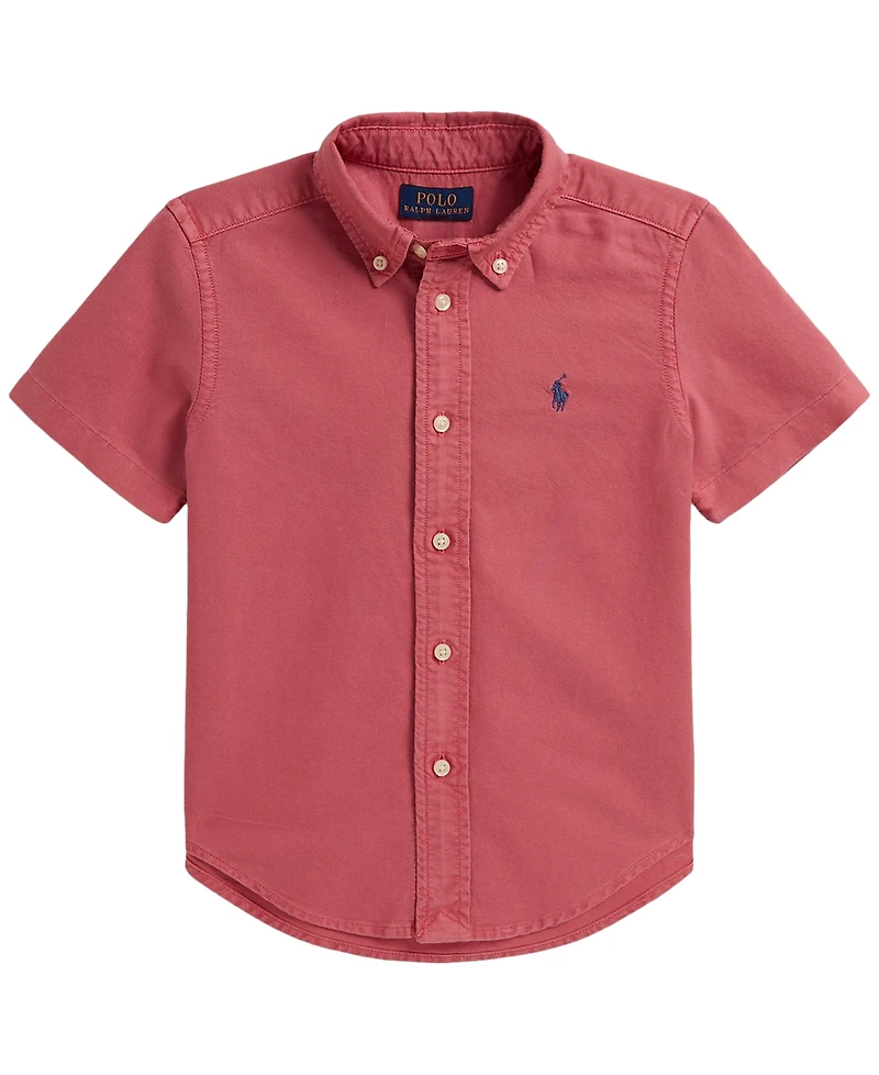 Polo Ralph Lauren Boys' 2-7 Garment-Dyed Oxford Shirt