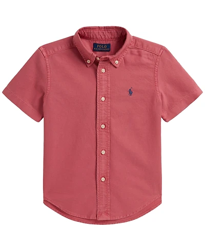 Polo Ralph Lauren Boys' 2-7 Garment-Dyed Oxford Shirt