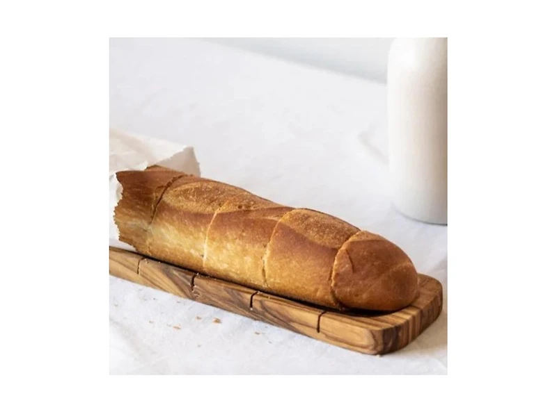 Gharyan Stoneware, Olive Wood Bread Slicing Board