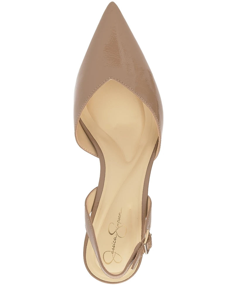 Jessica Simpson Women's Fyvera Slingback Pointed Toe Pumps