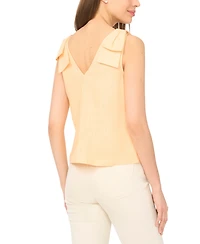 CeCe Women's V-Neck Bow-Strap Tank Top