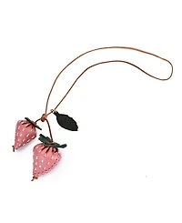 Old Trend Strawberry Mini Handcrafted Botanical Fruit Charm