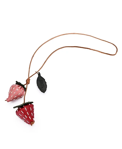 Old Trend Strawberry Mini Handcrafted Botanical Fruit Charm