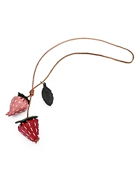 Old Trend Strawberry Mini Handcrafted Botanical Fruit Charm