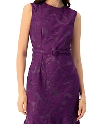 Ivonne Women's Sleeveless Lace Long Dress