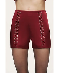 Nocturne Women's Twin-Lace High-Waist Shorts