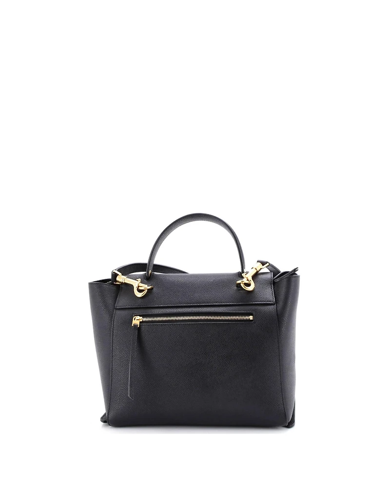 Pre-Owned Celine Micro Belt Bag Textured Leather