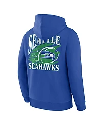 Fanatics Men's Royal Seattle Seahawks Classic Scribble Legacy Fleece Hoodie
