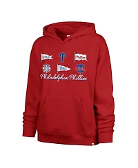 '47 Brand Women's Red Philadelphia Phillies Bow Banners Naomi Hoodie