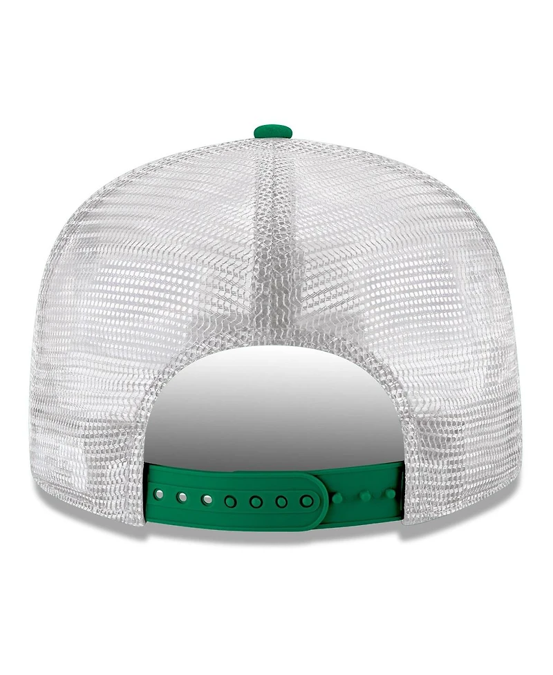 New Era Men's Kelly Green Boston Celtics Core Logo Meshback 9FIFTY Snapback Hat