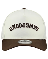 New Era Men's Cream Cleveland Browns Upside Down 9FIFTY A-Frame Snapback Hat