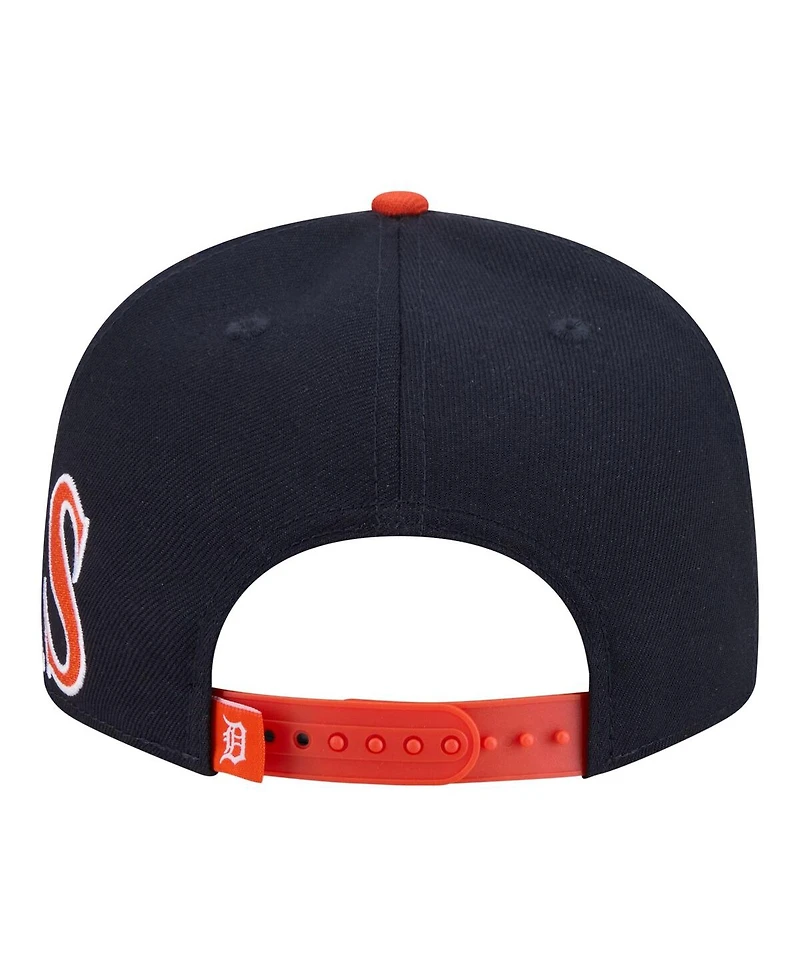 New Era Men's Navy/Orange Detroit Tigers Stretched Two-Tone 9FIFTY Adjustable Hat