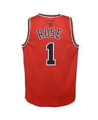Mitchell & Ness Big Boys and Girls Derrick Rose Red Chicago Bulls 2008/09 Hardwood Classics Swingman Jersey