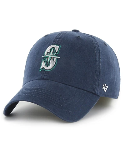 '47 Brand Men's Navy Seattle Mariners Franchise Logo Fitted Hat