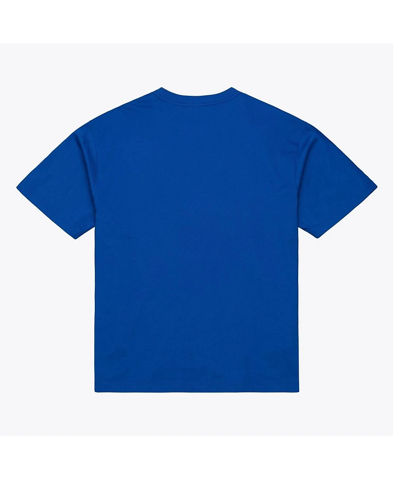 Mitchell & Ness Men's Royal Chicago Cubs Script Sweep Arch T-Shirt