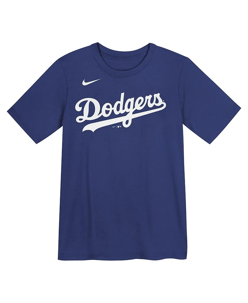 Nike Preschool Shohei Ohtani Royal Los Angeles Dodgers Name & Number T-Shirt