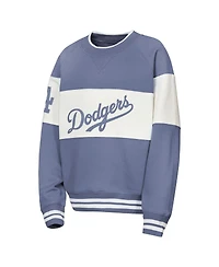 Outerstuff Big Boys and Girls Blue Los Angeles Dodgers Ultimate Pastels On Base Sweatshirt