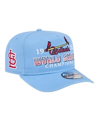 New Era Men's Light Blue St. Louis Cardinals 1982 World Series Champions Historic 9FIFTY A-Frame Snapback Hat