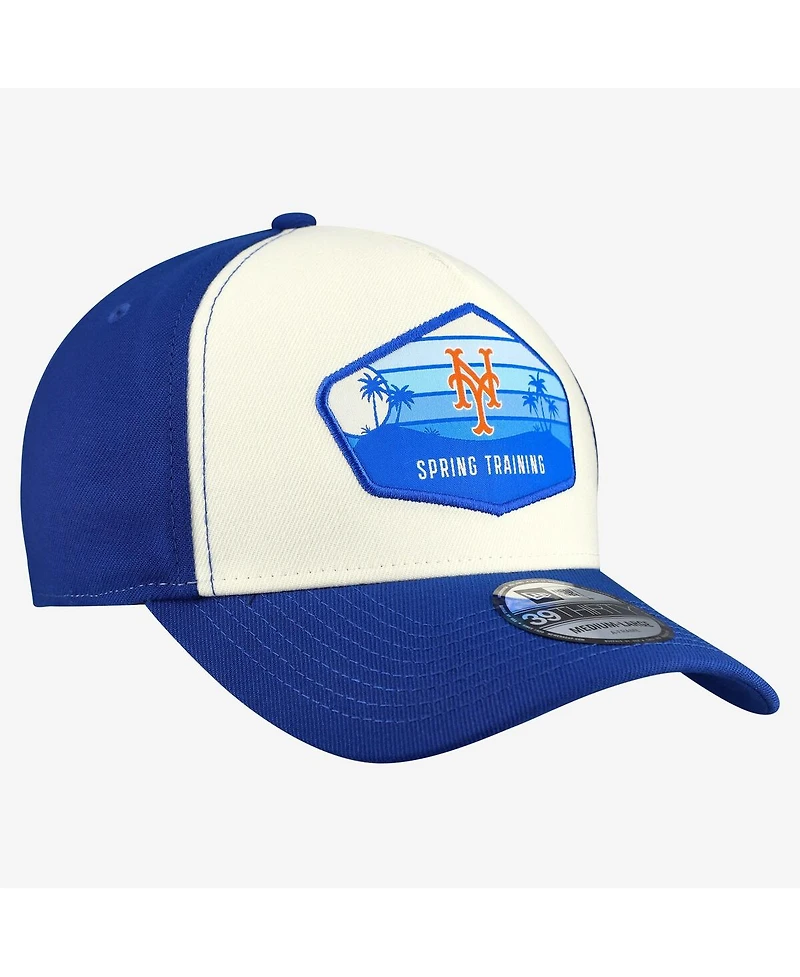 New Era Men's Stone York Mets 2026 Spring Training Fan Pack Gradient 39THIRTY Flex Hat