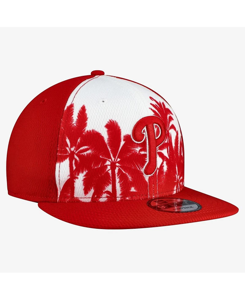 New Era Men's Red Philadelphia Phillies 2026 Spring Training Fan Pack Grow 9FIFTY Snapback Hat