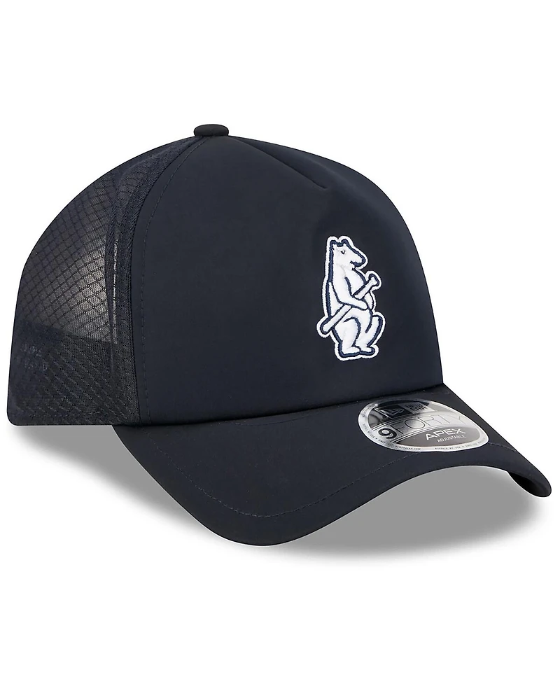New Era Men's Navy Chicago Cubs 2026 Batting Practice Alternate Apex 9FORTY Adjustable Hat