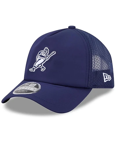 New Era Men's Navy Milwaukee Brewers 2026 Batting Practice Alternate Apex 9FORTY Adjustable Hat