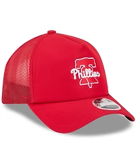 New Era Men's Red Philadelphia Phillies 2026 Batting Practice Alternate Apex 9FORTY Adjustable Hat